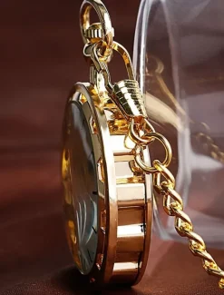 Men Pocket Watch Large Dial Titanium Alloy Watch