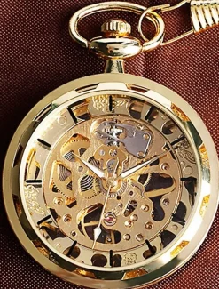 Men Pocket Watch Large Dial Titanium Alloy Watch