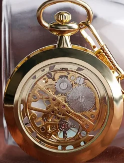 Men Pocket Watch Large Dial Titanium Alloy Watch