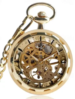 Men Pocket Watch Large Dial Titanium Alloy Watch