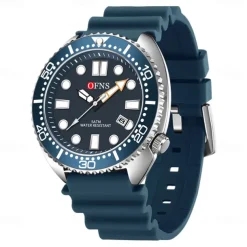 Men Quartz Watch Minimalist Fashion Casual Wristwatch Luminous Calendar Waterproof World Time Rubber Watch