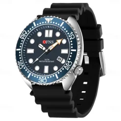 Men Quartz Watch Minimalist Fashion Casual Wristwatch Luminous Calendar Waterproof World Time Rubber Watch