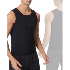 Men Sweat Vest Shapewear Sweat Shapewear Hot Sweat Calories Burned For Gym Workout Exercise & Fitness Aerial Yoga