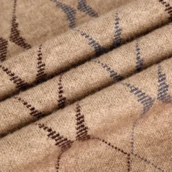 Men Sweater Vest Knit Geometric V Neck Smart Casual Formal Vacation Clothing Apparel Spring Autumn Wine Dark Green S M L