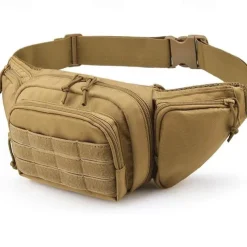 Men Waist Pack Nylon Hiking Phone Pouch Outdoor Sports Climbing Camping Belt Bag, Back to School Gift