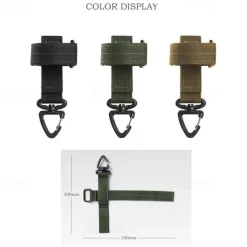 Men Waist Pack Nylon Hiking Phone Pouch Outdoor Sports Climbing Camping Belt Bag, Back to School Gift