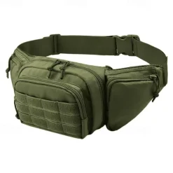 Men Waist Pack Nylon Hiking Phone Pouch Outdoor Sports Climbing Camping Belt Bag, Back to School Gift