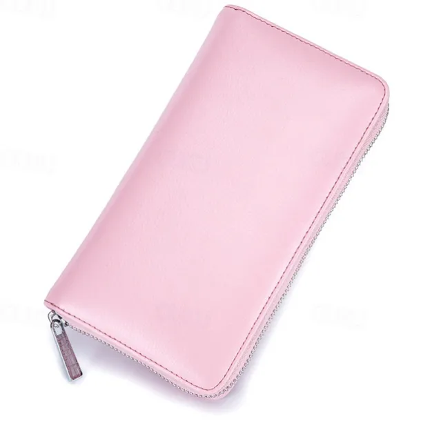 Men Women Credit Card HolderRFID Blocking Wallet 36 Card Slots Zipper Purse Long Clutch large Capacity Purse Wallet Phone Bag