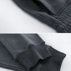 Men's 100% Cotton Athletic Pants Active Pants Active Joggers Solid Color Full Length Outdoor Home Sports Outdoor Sports Fashion Gray Green Black Micro-elastic