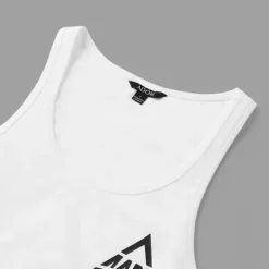 Men's 100% Cotton Graphic T shirt Letter Fashion Outdoor Casual Tee Undershirt Tee Top Street Casual Daily T shirt White Blue Sleeveless Crew Neck Shirt Spring & Summer Clothing Apparel