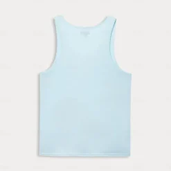 Men's 100% Cotton Graphic Tank Top Conch Fashion Outdoor Casual 3D Print Vest Top Undershirt Street Casual Daily T shirt White Blue Sleeveless Crew Neck Shirt Spring & Summer Clothing Apparel