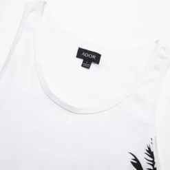 Men's 100% Cotton Graphic Tank Top Conch Fashion Outdoor Casual 3D Print Vest Top Undershirt Street Casual Daily T shirt White Blue Sleeveless Crew Neck Shirt Spring & Summer Clothing Apparel