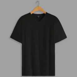 Men's 100% Cotton T shirt Tee Tee Top Plain V Neck Street Vacation Short Sleeves Clothing Apparel 100% Cotton Fashion Designer Classic