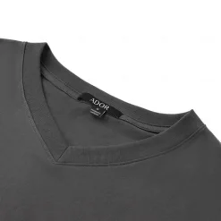 Men's 100% Cotton T shirt Tee Tee Top Plain V Neck Street Vacation Short Sleeves Clothing Apparel 100% Cotton Fashion Designer Classic