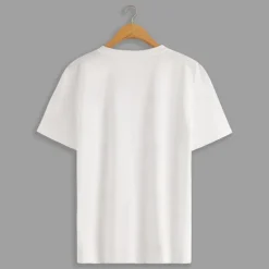 Men's 100% Cotton T shirt Tee Solid Color V Neck non-printing Sports & Outdoor Short Sleeve V Neck Clothing Apparel Daily