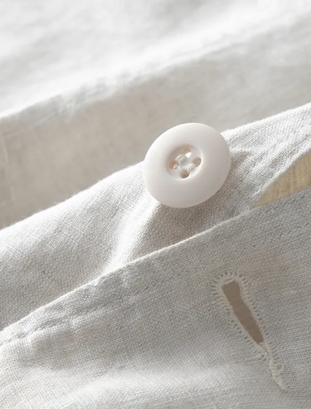 Men's 100% Linen Blazer Blazer Business Cocktail Party Wedding Party Fashion Casual Spring Autumn / Fall 100% Linen Solid Color Pocket Buttons Comfortable Single Breasted Blazer Black White Navy Blue