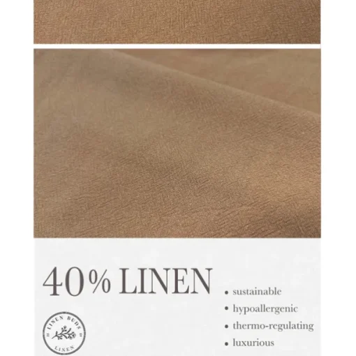 Men's 40% Linen Pants Trousers Baggy Beach Pants Black Brown Elastic Drawstring Design Front Pocket Solid Color Comfort Soft Yoga Daily Fashion Streetwear