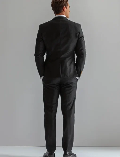 Men's 100% Linen Suits Linen Blazer Formal Wedding Party Lined Daily Coats / Jackets Spring & Fall Linen Solid Color Button Pocket Comfy Open Front Blazer Navy Blue