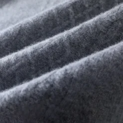 Men's 100% Merino Wool Jacquard Sweater Knit Jacquard Solid Color Crew Neck Knitwear Elegant Christmas Christmas Gifts Clothing Apparel Fall Winter Navy Blue Royal Blue S M L