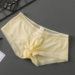 Men's 3 Pack Boxer Briefs Underwear Basic Panties Boxers Underwear Basic Nylon Pure Color Mid Waist Black White