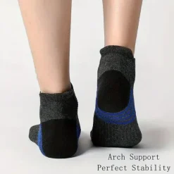 Men's 5 Pack Multi Packs Socks Ankle Socks Low Cut Socks Running Socks Casual Socks Black White Color Color Block Sports & Outdoor Daily Vacation Basic Medium Summer Spring Fashion Casual