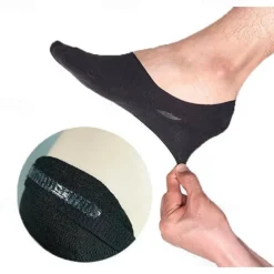 Men's 5 Pack Multi Packs Socks Ankle Socks Low Cut Socks Casual Socks Black White Color Plain Sports & Outdoor Daily Vacation Basic Medium Spring Fall Fashion Casual