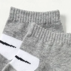 Men's 6 Pack Multi Packs Socks Ankle Socks Low Cut Socks Running Socks Casual Socks Black White Color Plain Sports & Outdoor Casual Daily Basic Medium Spring Fall Fashion