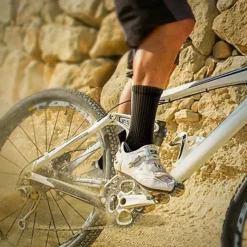 Men's 6 Pack Multi Packs Socks Crew Socks Black White Color Christmas Pattern Sports & Outdoor Daily Vacation Basic Medium Spring Fall Fashion Casual