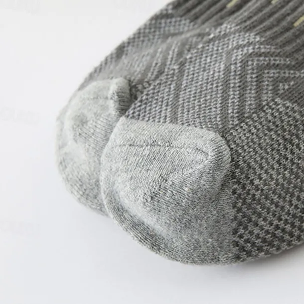 Men's 6 Pack Multi Packs Socks Ankle Socks Low Cut Socks Running Socks Casual Socks Black White Color Color Block Sports & Outdoor Casual Daily Basic Medium Spring Fall Fashion