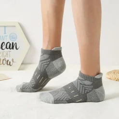 Men's 6 Pack Multi Packs Socks Ankle Socks Low Cut Socks Running Socks Casual Socks Black White Color Color Block Sports & Outdoor Casual Daily Basic Medium Spring Fall Fashion