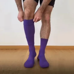 Men's 1 Pair Legwarmers Black White Color Plain Vacation Sports & Outdoor Daily Basic Medium Spring Fall Fashion Casual