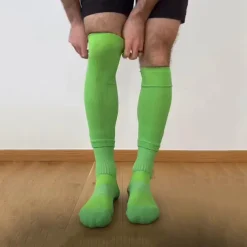 Men's 1 Pair Legwarmers Black White Color Plain Vacation Sports & Outdoor Daily Basic Medium Spring Fall Fashion Casual