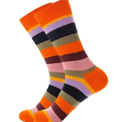 Men's 1 Pair Socks White Red Color Colorful Sports Outdoor Daily Wear Spring, Fall, Winter, Summer Fashion Cute