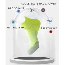 Men's 2 Pairs Ankle Socks Low Cut Socks Black White Color Running Socks Color Block Casual Daily Basic Medium Summer Spring Fall Breathable Stylish