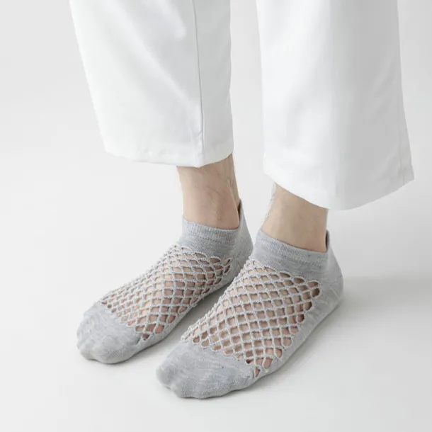 Men's 10 Pairs Ankle Socks No Show Socks Black White Color Plain Casual Daily Basic Thin Summer Spring Fall Cool Breathable