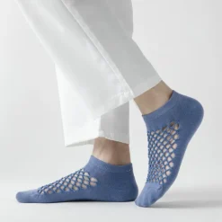 Men's 10 Pairs Ankle Socks No Show Socks Black White Color Plain Casual Daily Basic Thin Summer Spring Fall Cool Breathable