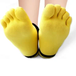 Men's 3 Pairs Ankle Socks Toe Socks Low Cut Socks Black White Color Color Block Daily Wear Vacation Weekend Mesh Medium Summer Spring & Fall Stylish Casual