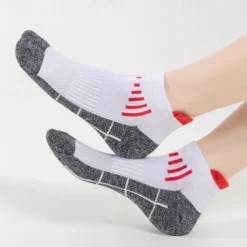 Men's 5 Pairs Multi Packs Socks Running Socks Casual Socks Black White Color Color Block Sports & Outdoor Daily Vacation Basic Thin Summer Spring Fashion Casual