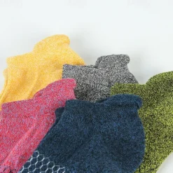 Men's 5 Pairs Multi Packs Socks Ankle Socks Low Cut Socks Casual Socks Yellow Red Color Plain Sports & Outdoor Daily Vacation Basic Medium Spring Fall Fashion Casual