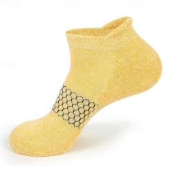 Men's 5 Pairs Multi Packs Socks Ankle Socks Low Cut Socks Casual Socks Yellow Red Color Plain Sports & Outdoor Daily Vacation Basic Medium Spring Fall Fashion Casual