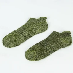 Men's 5 Pairs Multi Packs Socks Ankle Socks Low Cut Socks Casual Socks Yellow Red Color Plain Sports & Outdoor Daily Vacation Basic Medium Spring Fall Fashion Casual