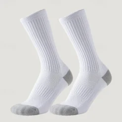 Men's 3 Pairs Multi Packs Socks Running Socks Long Socks White+White+Black Black Color Color Block Sports & Outdoor Daily Vacation Basic Medium Spring Fall Fashion Casual