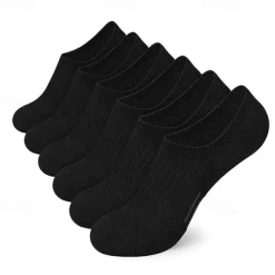 Men's 5 Pairs Multi Packs Socks Running Socks Casual Socks Black White Color Color Block Vacation Sports & Outdoor Daily Basic Medium Spring Fall Fashion Casual