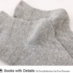 Men's 5 Pairs Multi Packs Socks Running Socks Casual Socks Black White Color Plain Vacation Sports & Outdoor Daily Basic Medium Spring Fall Fashion Casual