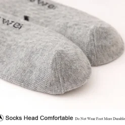 Men's 5 Pairs Multi Packs Socks Running Socks Casual Socks Black White Color Plain Vacation Sports & Outdoor Daily Basic Medium Spring Fall Fashion Casual