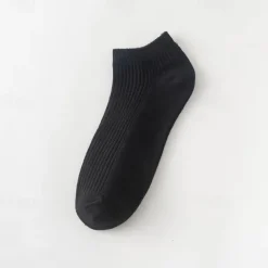 Men's 10 Pairs Multi Packs Socks Running Socks Casual Socks Black White Color Plain Vacation Sports & Outdoor Daily Basic Medium Spring Fall Fashion Casual