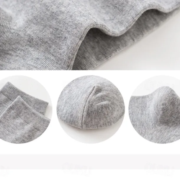 Men's 5 Pairs Multi Packs Socks Crew Socks Running Socks Casual Socks Black White Color Solid / Plain Color Sports & Outdoor Daily Vacation Basic Medium Spring Fall Fashion Casual