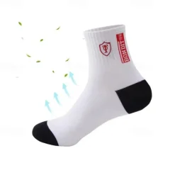 Men's 10 Pairs Multi Packs Socks Crew Socks Running Socks Casual Socks Rainbow Color Color Block Sports & Outdoor Daily Vacation Basic Medium Spring Fall Fashion Casual