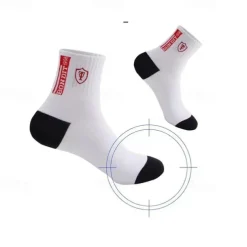 Men's 10 Pairs Multi Packs Socks Crew Socks Running Socks Casual Socks Rainbow Color Color Block Sports & Outdoor Daily Vacation Basic Medium Spring Fall Fashion Casual