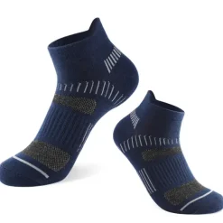 Men's 2 Pairs Socks Ankle Socks Low Cut Socks Black White Color Striped Casual Daily Basic Medium Summer Spring Fall Stylish Traditional / Classic